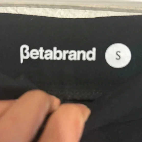 Betabrand Ankle Zip Cigarette Black Yoga Pants With Pockets - Picture 6 of 7
